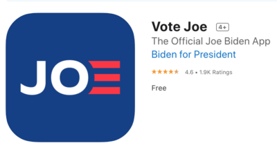 Vote Joe App Screenshot