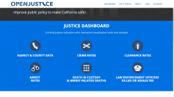 State of California Department of Justice   OpenJustice