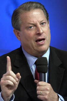 Al Gore, former Vice President and current carnival huckster