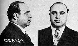 UPDATE: Our apologies. Turns out this is actually a photo of Al Capone, a completely different tax cheat.