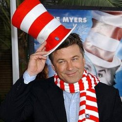Fearing for his life, Alec Baldwin attempts to hide from Philippine Senator Ramon Revilla by disguising himself as the Cat in the Hat