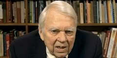 Andy Rooney is a typical liberal, won’t give anything to charity