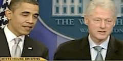 The incredible shrinking mandate: Obama abdicates, Bill Clinton takes over White House