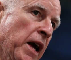 California Governor Jerry Brown has cancer removed from nose, allows cancer in state to continue growing