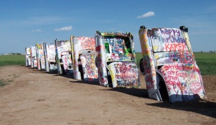 cadillac-ranch-cash-for-clunkers