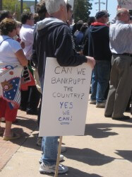 Obamanomics 101: Even if every citizen paid the government every cent of income, we still couldn’t cover the projected deficit for one year. But don’t worry, only the rich are paying taxes.