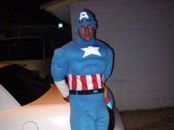 captain america groping women