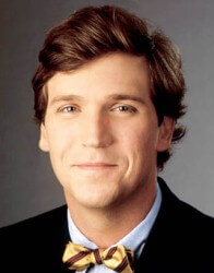 Loosen up the bow tie, Tucker, it seems to be cutting off circulation to your brain.