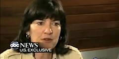 ABC’s Christiane Amanpour interviews Muammar Gadhafi, not invited to join his virgin bodyguard squad