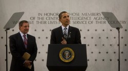 cia_obama President Obama demonstrating how easy it is to do stuff with one hand tied behind his back.