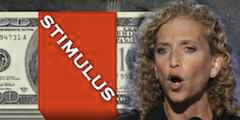 Congratulations to Debbie Wasserman-Schultz, Porker of the Month. And a bit of a pig, to boot.