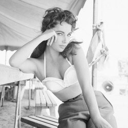 elizabeth-taylor We prefer to think of Elizabeth Taylor as young and hot rather than old and crazy