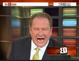 Ed Schultz comes up with a brilliant theory: It’s racist to question Obama’s intelligence