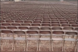 folding-chairs The Vice President was greeted by his adoring fans