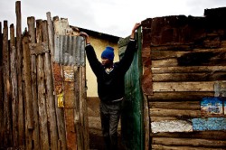 George Obama getting ready for a long day of community organizing.