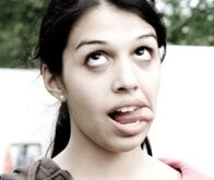 girl_tongue State department official attempting to discuss what used to be called "terrorism'