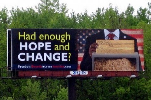 anti-obama billboard anti-obama billboard