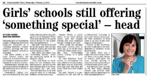 Gloucestershire Echo headline Gloucestershire Echo headline