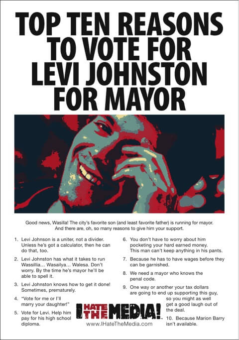Levi Johnston Wasilla Newspaper Ad