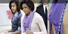 Michelle Obama flaunts her wealth at Washington, DC food bank. Again.