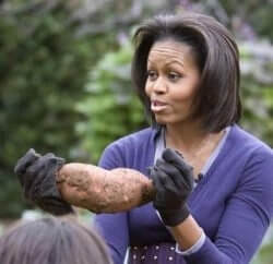 Michelle Obama wants fries with that
