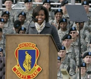 Speech impediment: First Lady spends days at a time practicing with her Teleprompter