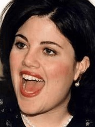 Monica Lewinsky, the official spokesperson for the exciting, new IHateTheMedia.com Internship Program. 