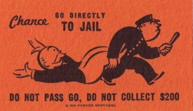 monopoly go to jail card