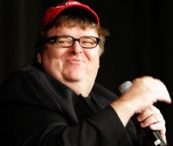 Michael Moore’s foolproof scheme for solving the nation’s problems: Steal from the rich