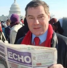 "Where's Bill Clinton?" Nigel Griffiths at the Obama inauguration.