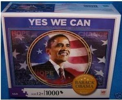 obama "Yes We Can" jigsaw puzzle obama "Yes We Can" jigsaw puzzle