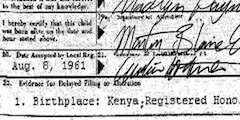 Fuel on the birther fire: Comparing and contrasting Obama’s “forged” birth certificate and his “real” one