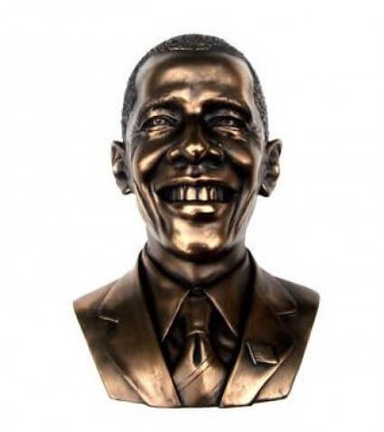 obama bust obama bust
