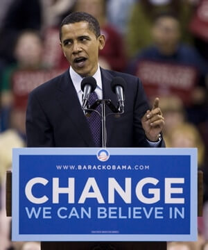 Obama says he promised change, but what’s your damn hurry?