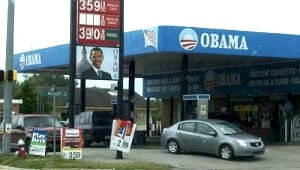 obama gas station
