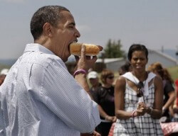 obama-hot-dog President Obama unveils his new hot dog diplomacy