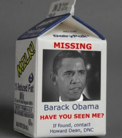 obama milk carton