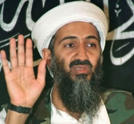 Bin Laden death photos show “brains hanging out of the eye socket.” Cool.