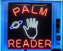 Palm Reader Sign photo by Mark Resch