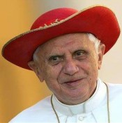 Pope Benedict Hat photo by Waka Jawaka