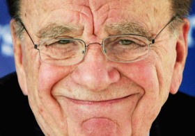 Fox News honcho Rupert Murdoch has a lot to smile about.