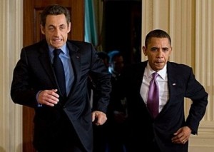 sarkozy obama running sarkozy obama running