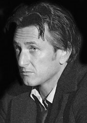 Sean Penn always has a scowl on his face. But he wants a president who smiles.