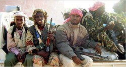somalia_islamists Merry band of Islamic Somalian Robin Hoods preparing to steal from the rich, give to the poor, and slaughter damn near anyone who crosses their path.