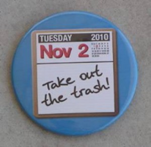 Tuesday list of things to do: (1) Walk the dog, (2) Sweep the floor, (3) Wash the dishes…