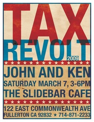tax revolt poster