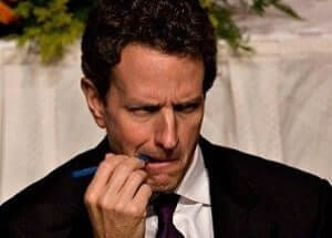 Treasury Secretary Timothy Geithner won’t talk about sexual predators at the IMF